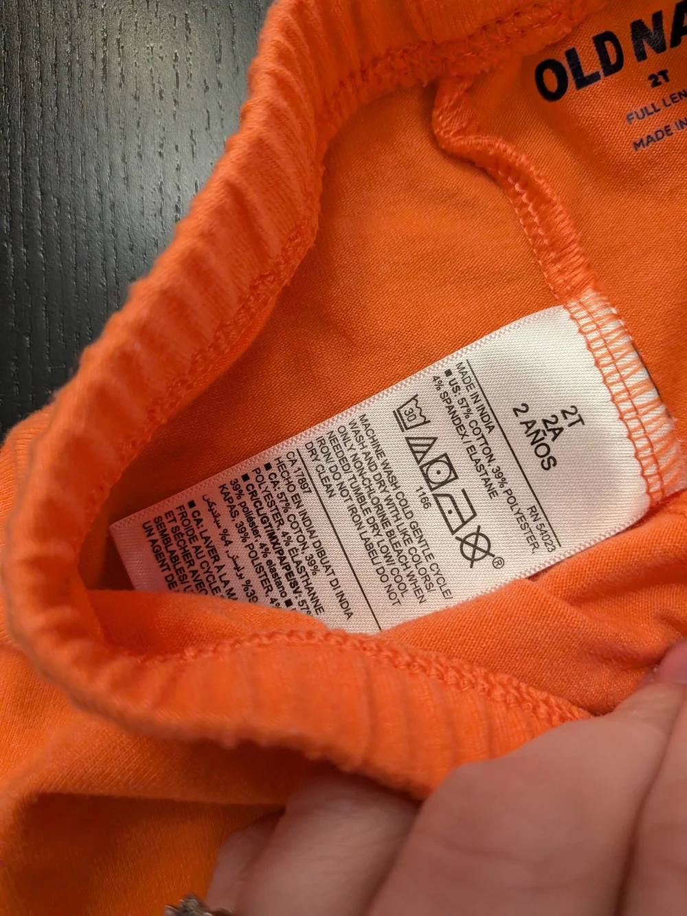 Old Navy Girls' Pink Watermelon & Orange Legging 2-Pack